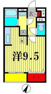 アプローズ馬橋【2階】の間取り