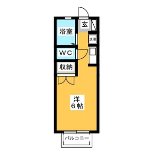 クレールI【2階】の間取り