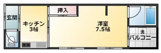 メゾン・ド・ウッド東新町【2階】の間取り