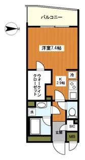 プレディアスタイル横濱沢渡【4階】の間取り