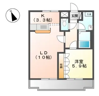 サニープレイス.F【1階】の間取り