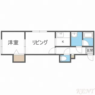 アクアコースト【1階】の間取り