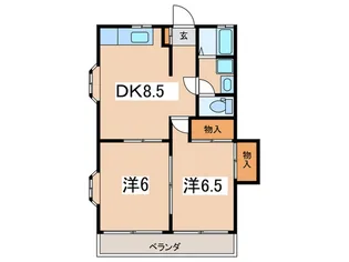 プリムラハイツ【2階】の間取り