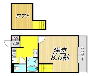 サウンドグレースPart3【2階】の間取り