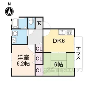 ウイングシマムラ【1階】の間取り