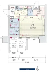 プレサンス丸の内アデル【4階】の間取り