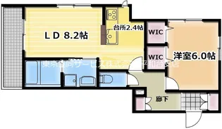 Felicias east【2階】の間取り