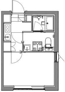 Ludens東新町【4階】の間取り