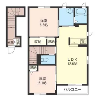 フォント デ ネージュ I【2階】の間取り