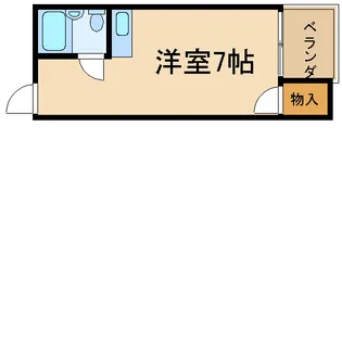 遠里小野ハイツ【3階】の間取り