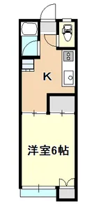 岡山県岡山市中区清水1【アパート】の間取り