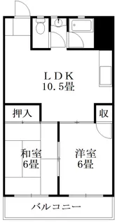 グランドハイツ【6階】の間取り