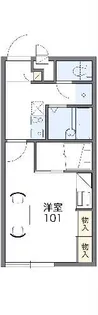 レオパレスAVANCE【1階】の間取り