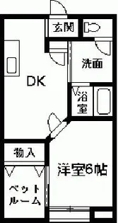 メゾンTBIIIルート17【1階】の間取り