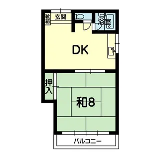 新外ハイツ【2階】の間取り