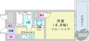 ライオンズマンション大和第5【2階】の間取り