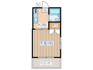 三井荘【2階】の間取り