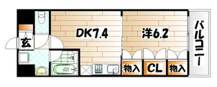 福岡県北九州市小倉北区片野4【マンション】の間取り