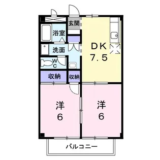 コンフォート【2階】の間取り