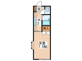 メゾン・ラミシェリー【2階】の間取り