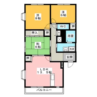 アミティ21【2階】の間取り