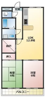 サンテラス福井【3階】の間取り