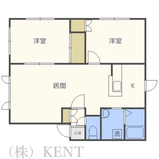 メゾン仙石【1階】の間取り