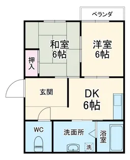 メゾンドール清水【2階】の間取り