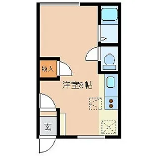 オリス赤平【1階】の間取り