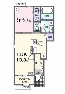 ジュピターII【1階】の間取り
