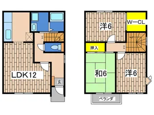 フロ-ラ2の間取り