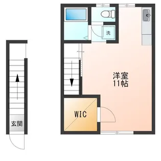 さくら館 B棟【2階】の間取り