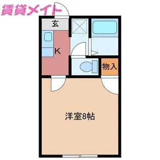 フォレスタ伊勢【2階】の間取り