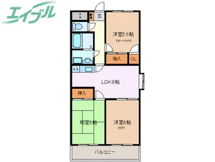 RAUM AZALEE【2階】の間取り