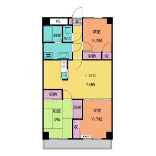 アヴァンセ・F【1階】の間取り