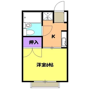 プレジール追分【1階】の間取り