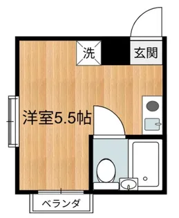 サニーハイム【4階】の間取り