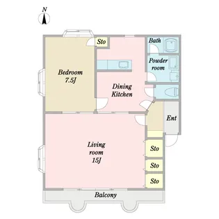 αNEXT田子南【2階】の間取り