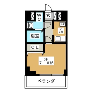 リベール名駅南【8階】の間取り