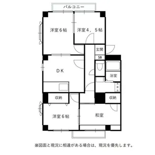ロワ・グランデ【2階】の間取り