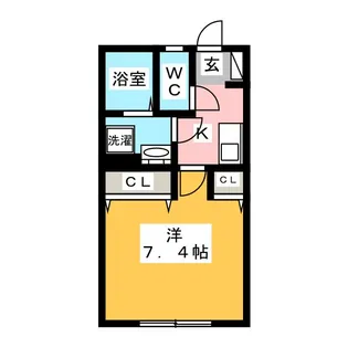 リブリオ湘南【1階】の間取り