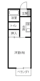 メゾン坪内【1階】の間取り