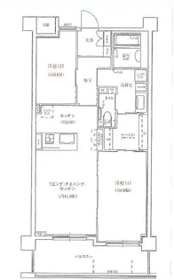 ダイアモンドライフ森の里【3階】の間取り