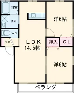 アドバンテイジ II【2階】の間取り