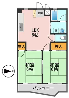 東京都江戸川区東小岩1【マンション】の間取り