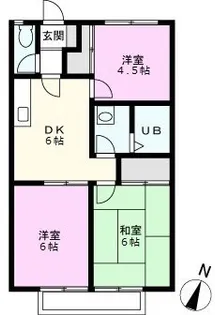 3DKの間取り画像