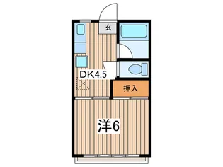 ハイツサンリッチ【1階】の間取り