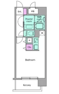 レジデンス江戸川橋【6階】の間取り