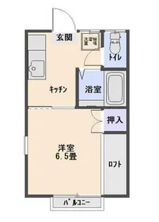 コーポやわらぎ【1階】の間取り