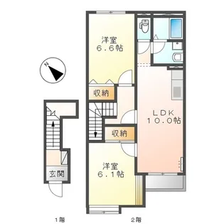 ウィンコート5【2階】の間取り
